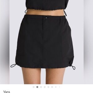 Vans Black Drawstring Skirt size L